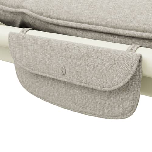 Transat inclinable Sunbun / Matelas inclus - Fatboy - Structure Desert / Coussin Mist - Aluminium thermolaqué, Mousse, Tissu oléfine, Toile
