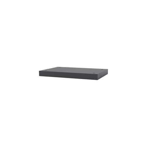 Accessorio  legno grigio / Base per modulo Montana Mini - Ingombro H 3 cm x L 35 cm - MONTANA - Antracite 04 - MDF laccato