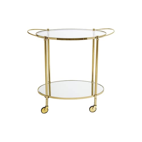 Gold Trolley glass gold transparent metal - Bloomingville - Transparent & gold - Metal, Soak glass