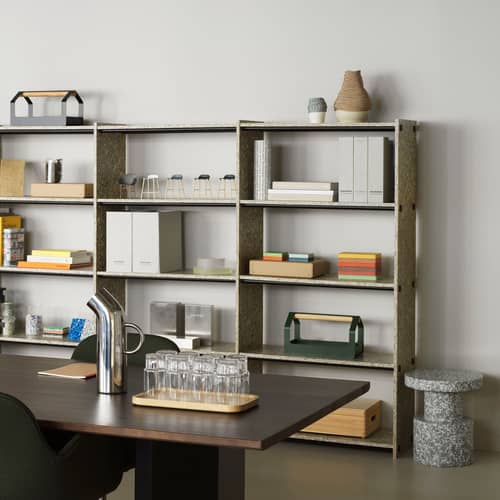 Hocker Bit plastikmaterial grau / H 42 cm - Recycled - Normann Copenhagen - Grau - Recyceltes Polyethylen
