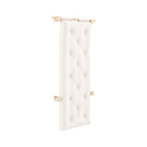 Fauteuil convertible Hooked / Dormeuse & lit d\'appoint - KARUP DESIGN - Naturel 701 / Pin - Fibres recyclées mélangées, Mousse, Pin massif certifié FSC