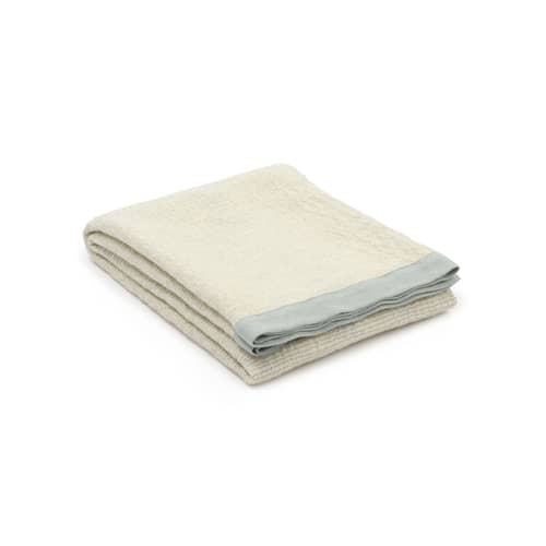 Plaid Thread bleu / 140 x 180 cm - Tom Dixon - Bleu & blanc - Coton, Laine