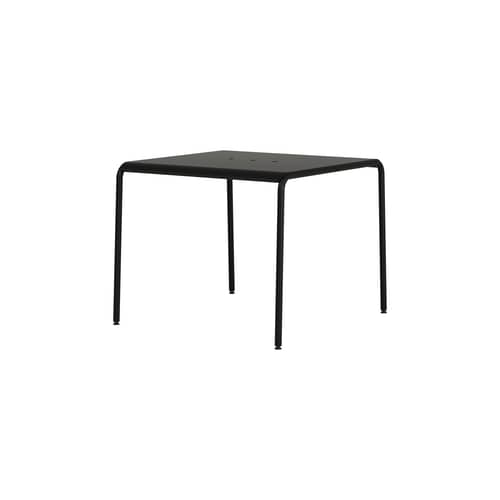Panorama Square table metal black / 90 x 90 cm - 2 places - TIPTOE - Graphite black - Powder coated steel