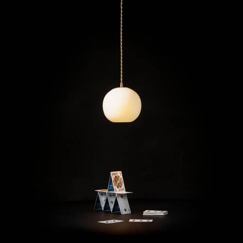 Suspension Cosmo céramique blanc / Ø 15.5 cm - Serax - Blanc - Porcelaine