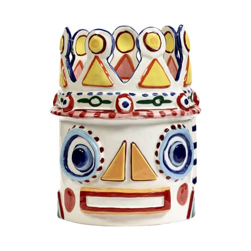 Vase Sicily 2 / Ø 27 x H 34,5 cm - Peint main - Serax - n°2 / Multicolore - Grès