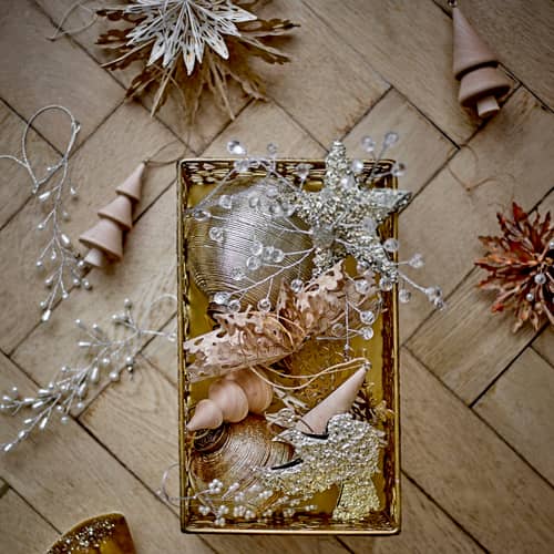 Jivani Bauble natural wood / Size 6 - Height 8.5 cm - Bloomingville - Natural wood - Rubberwood
