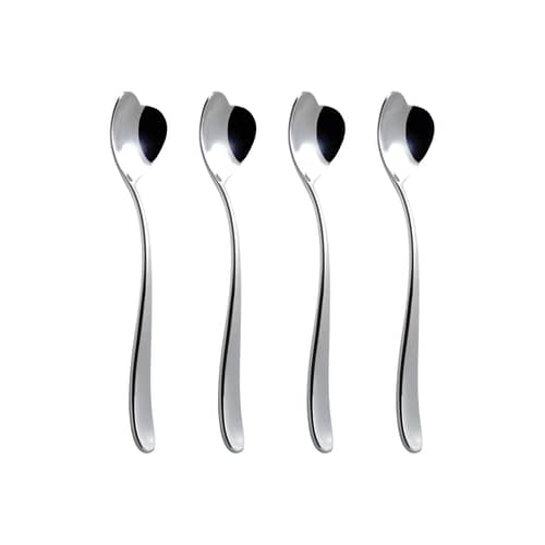 Set de 4 cuillères à glace Big Love métal - Alessi - Acier brillant - Acier inoxydable 18/10