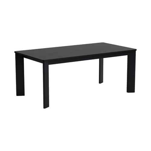 Chisel 630 Extending table wood black / L 180/280 cm x 95 cm - Hay - Black - Lacquered oak veneer