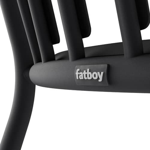 Fauteuil empilable Fred\'s métal noir - Fatboy - Anthracite - Aluminium