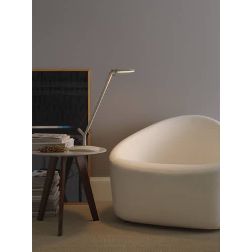 Lampe de table Volée LED - Fontana Arte - Blanc - Aluminium