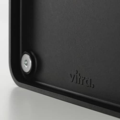 Panier Locker Box SMALL / Organiseur de bureau - Tissu / L 36,5 cm - Vitra - Noir - Aluminium, Polyester recyclé, Tissu polyester