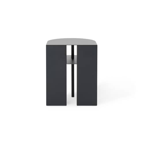 Rand End table metal black / 40 x 40 x H 48.4 cm - NEW WORKS - Black - Steel