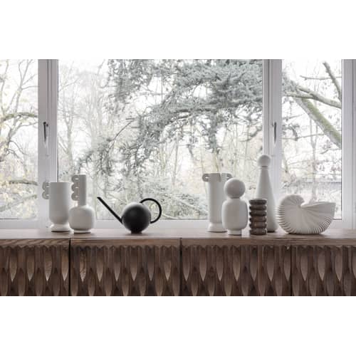 Gießkanne Orb metall schwarz / Metall - 2L - Ferm Living - Schwarz - Epoxid-lackierter Stahl