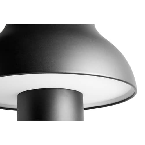 Lampe de table PC Large / H 50 cm - Hay - Noir - Aluminium anodisé