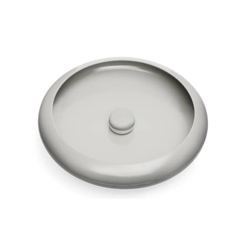 Applique d\'extérieur Oloha Large / Lampe sans fil - Ø 37,5 cm - Fatboy - Gris clair - ABS, Aluminium thermolaqué, Silicone