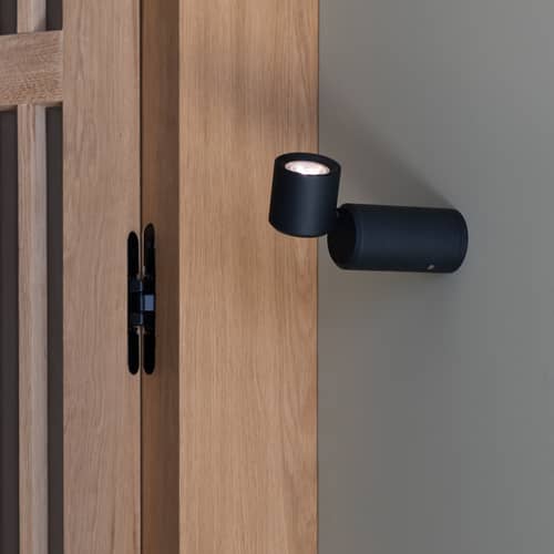 Lampe sans fil rechargeable Milan LED / Applique - Orientable - It\'s about Romi - Noir - Aluminium