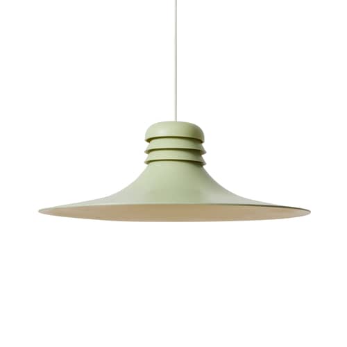 Sospensione Flare materiale plastico verde / Ø 60 cm - HK LIVING - Verde menta - Acrilico