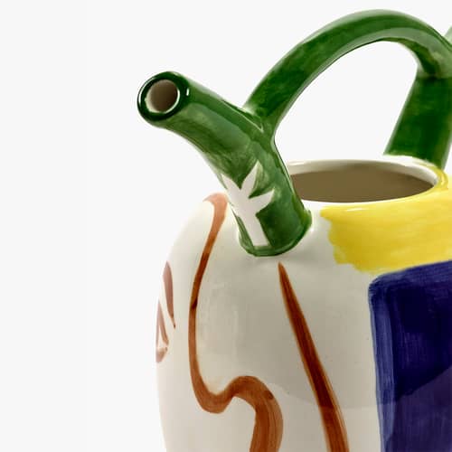 Vase Sapote céramique multicolore / Small - 21 x 12 x H 20 cm - Serax - Multicolore - Grès émaillé