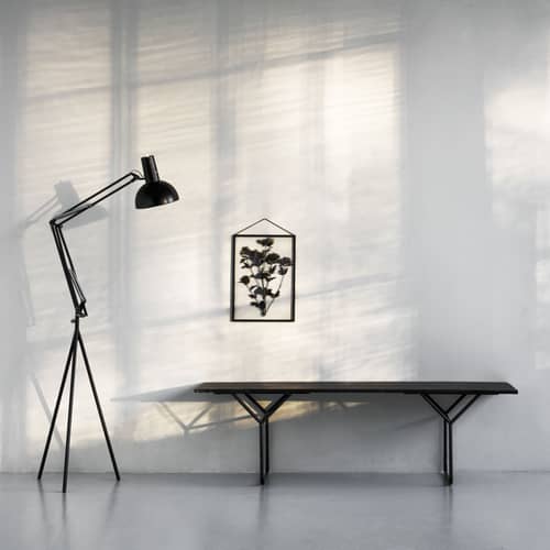 Cadre A4 métal noir / 23 x 31,7 cm - MOEBE - Noir (aluminium) - Aluminium, Élastique, Verre acrylique