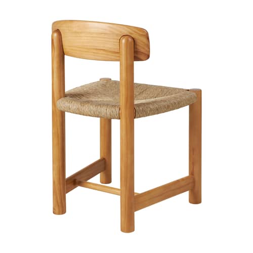 Chaise Daumiller bois naturel / 1977 - Gubi - Pin blond - Corde, Pin massif