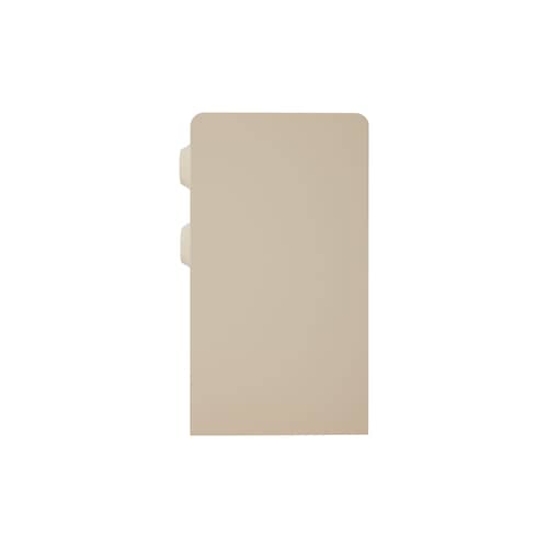 Comodino Space legno beige / 2 Cassetti - HK LIVING - Crema - MDF laccato
