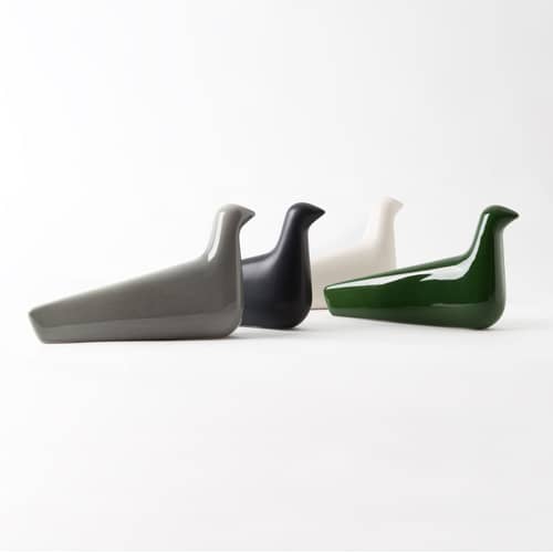 Décoration L\'Oiseau céramique noir / Bouroullec, 2011 - Vitra - Charbon (finition mate) - Céramique