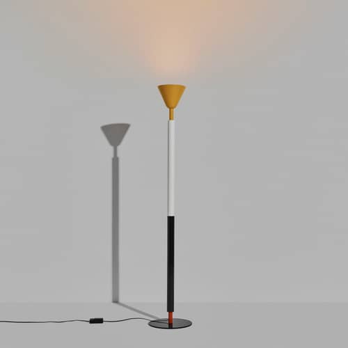 Lampadaire Pyl / H 180 cm - Petite Friture - Multicolore - Acier peint, Verre pressé