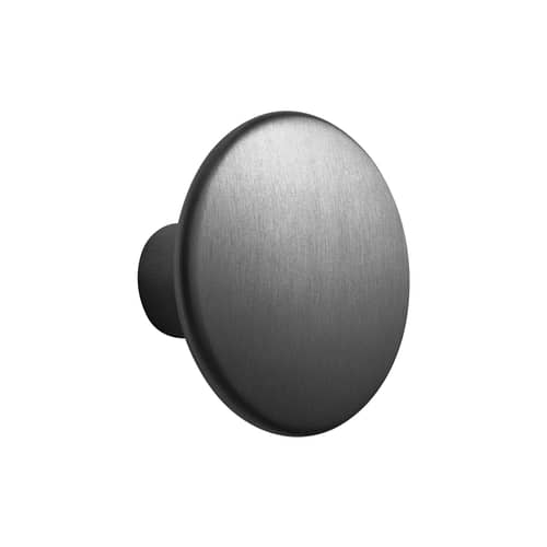 Patère The Dots Metal Large / Ø 5 cm - Muuto - Noir - Acier peint