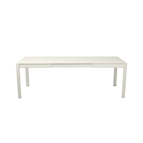Tavolo con prolunga Ribambelle metallo grigio / L 149 a 234 cm - 6 a 10 persone - Fermob - Grigio argilla - Alluminio