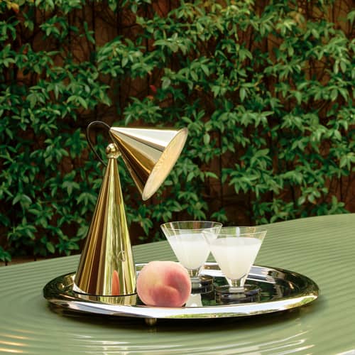 Schnurlosleuchte Pose LED plastikmaterial gold / Orientable - Tom Dixon - Gold - ABS