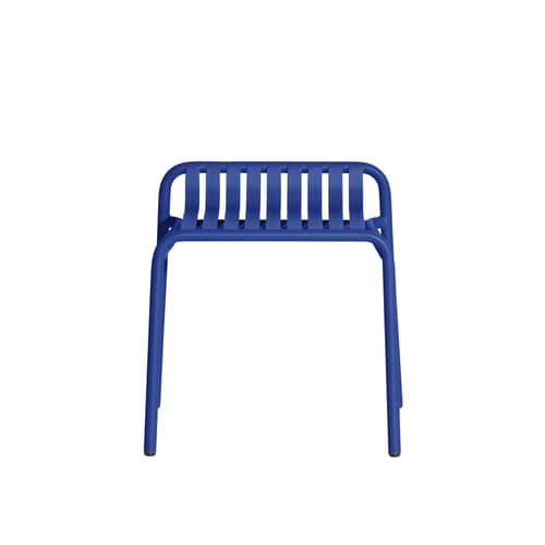 Tabouret Week-End métal bleu / Aluminium - Petite Friture - Bleu - Aluminium thermolaqué époxy