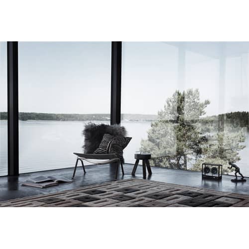 Small Bluetooth speaker glass black Transparent / W 26 x H 20 cm - Soak glass - Transparent Speaker - Black / Transparent - Aluminium, Soak glass