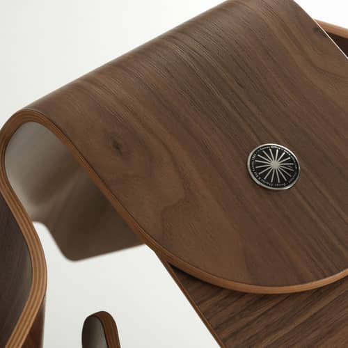 Décoration Eames Elephant (1945) bois / L 78,5 cm - Contreplaqué - Vitra - Noyer - Contreplaqué de noyer
