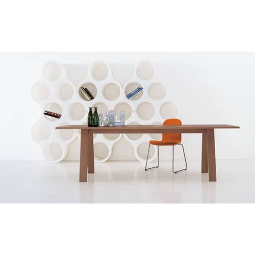 Étagère Cloud plastique blanc / Cloison - Bouroullec, 2004 - L 187,5 x P 44 x H 104 cm - Cappellini - Blanc - Polyéthylène
