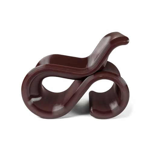 Fauteuil Éclair Chair rouge - CRÈME ATELIER - Cerise - PETG recyclé