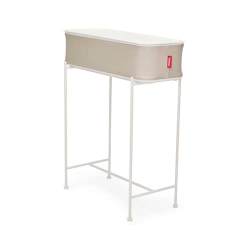 Jardinière sur pied Adoreganizer / Etagère - L 65,5 x H 76,5 cm - Fatboy - Beige - Acier inoxydable, Tissu oléfine