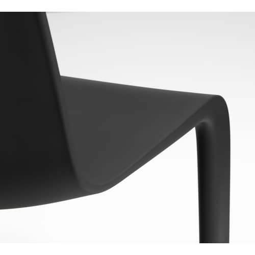 Stuhl EVO-C plastikmaterial grau / Polypropylen - Vitra - Graphitgrau - Polypropylen