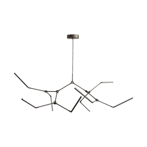 Suspension Stick LED / Articulé - 196 x 150 cm - 101 COPENHAGEN - Bronze - Acrylique, Aluminium