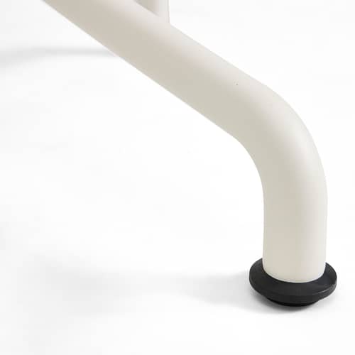 Table ronde Deville métal blanc / Ø 55 cm - Hay - Blanc crème - 