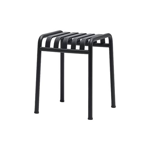 Tabouret Palissade   / H 45 cm  - Bouroullec, 2016 - Hay - Anthracite - Acier électro-galvanisé, Peinture époxy