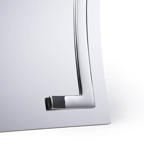 Miroir à poser Qua A6 métal / L 12.9 x H 17 cm - BANG - Miroir - Acier inoxydable