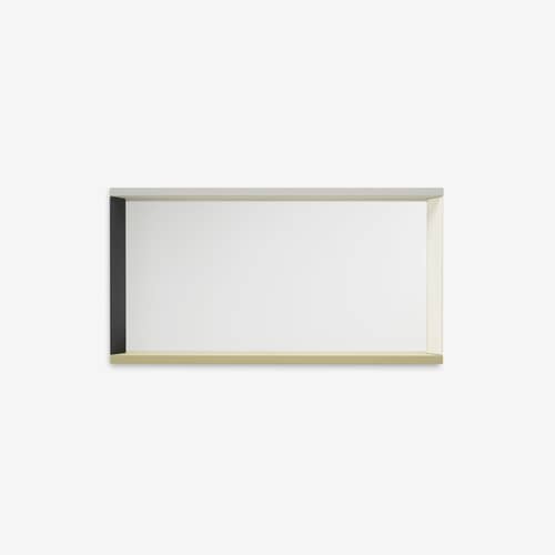 Miroir mural Colour Frame - Medium / 91 x 48 cm - Vitra - Neutre - Frêne laqué, Verre