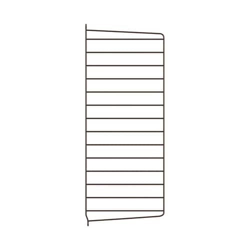 Montant mural / à l\'unité - H 75 x P 30 cm - String Furniture - Marron foncé - Acier laqué