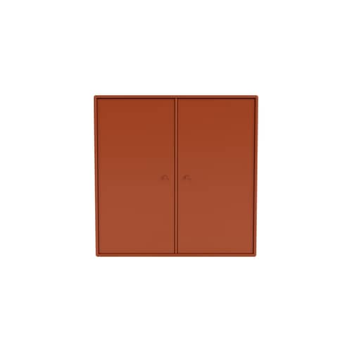 Rangement mural Cover Cabinet / L 69.6 x P 30 x H 69,6 cm - 2 portes - MONTANA - Hokkaido 162 - MDF laqué