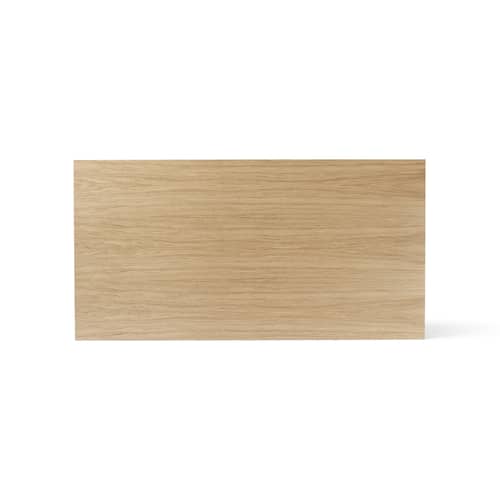 rechteckiger Tisch Androgyne holz natur / 210 x 109 cm - Audo Copenhagen - 210 x 109 cm / Eiche natur - eichenfurnierte Holzfaserplatte