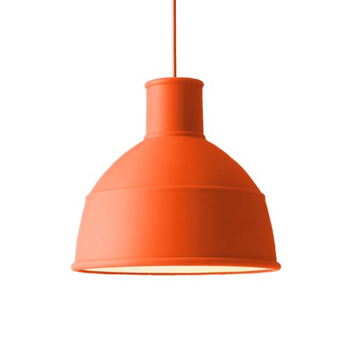 Suspension Unfold orange / Silicone - Ø 32,5 x H 29,5 cm - Muuto - Orange - Silicone