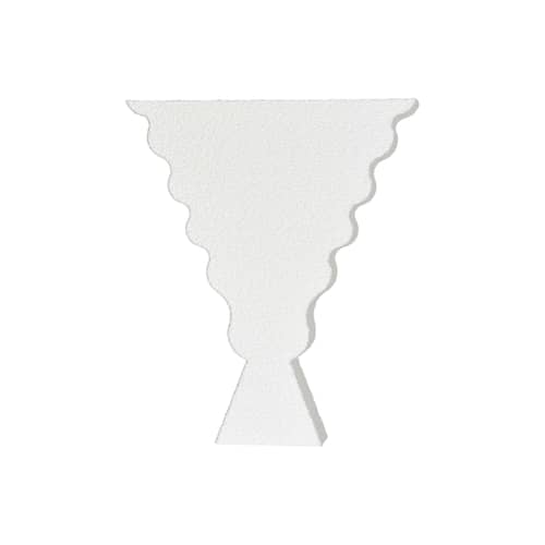 Vase Iter Bowl plastikmaterial weiß - Argot Studio - Weiß - Bioplastik