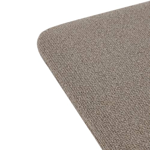Accessorio  tessuto beige / Cuscino per panchina Curva - 95,5 x 32 cm - AYTM - Talpa riccia - Schiuma di poliuretano, Tessuto bouclé
