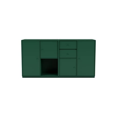 Buffet Couple legno verde / L 139,2 x P 38 x H 72,6 cm - MONTANA - Pino 136 - MDF laccato
