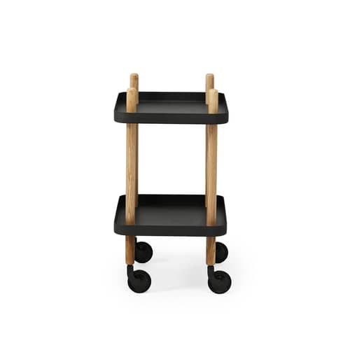 Block Dresser metal black / 50 x 35 cm - Normann Copenhagen - Black - Ashwood, Steel